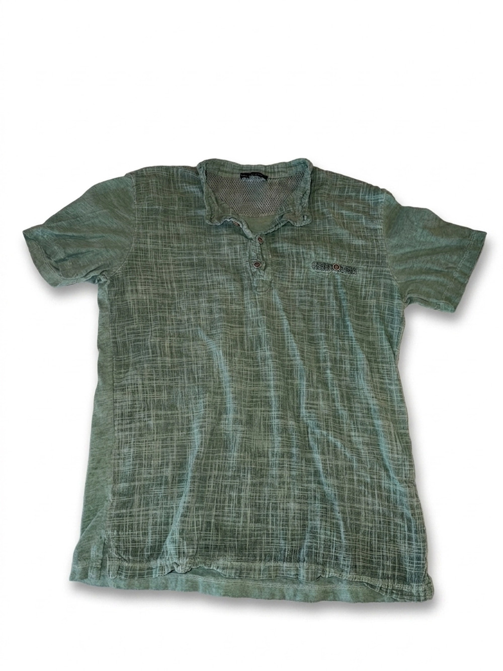 Genuine Venice Italy Collared Shirt | Light Green | Soft Casual Fit